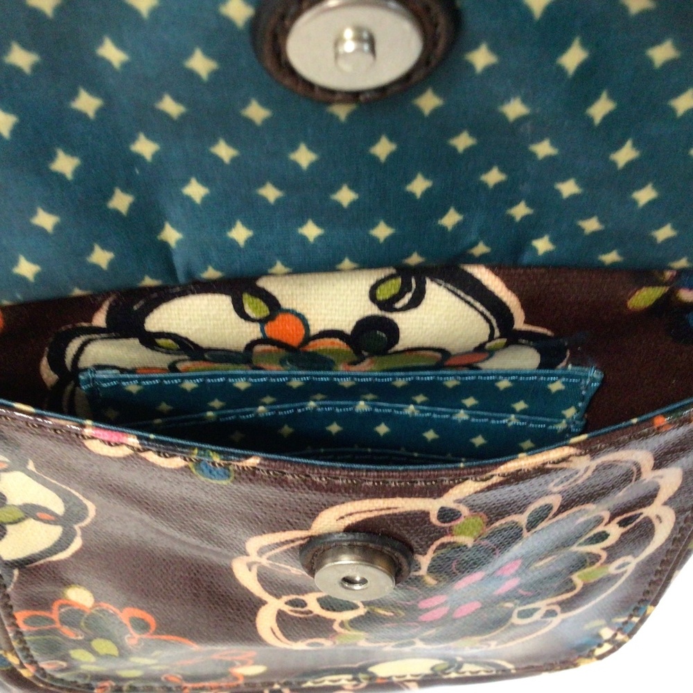 Fossil Key-per Mini Doodles Crossbody Bag Brown - Picture 5 of 6